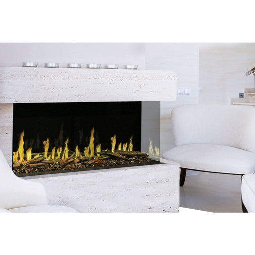 Orion multi-zone fireplace with modern, sleek design