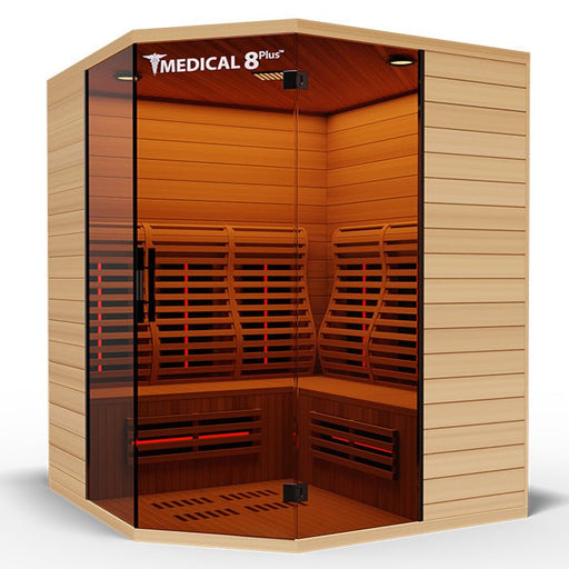 Medical 8 Plus V2 Ultra Full-Spectrum Sauna - Home and Heat