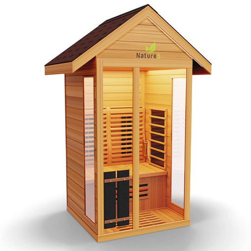 Medical Nature 5 Outdoor Infrared Sauna - Home and Heat