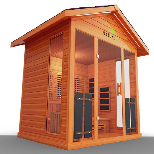 Medical Nature 8 Plus Outdoor Infrared Sauna - Home and Heat